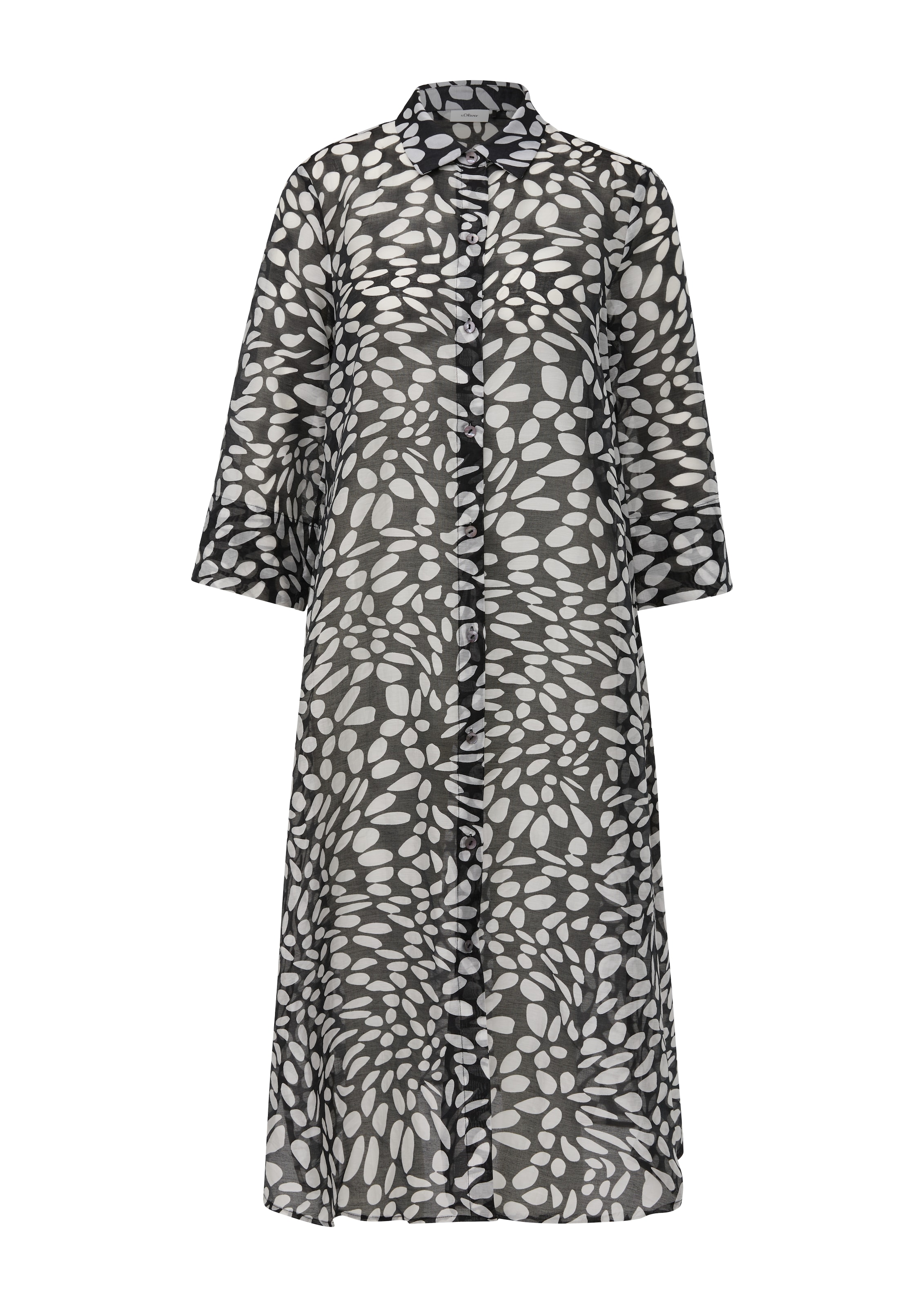 s.Oliver BLACK LABEL Bluse in Schwarz: Vorderseite