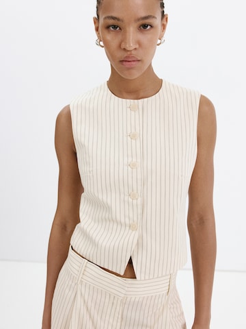MANGO Regular Shorts 'MICHY' in Beige
