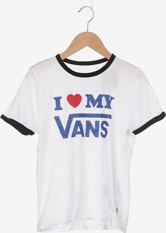 VANS Top & Shirt in S in White: front