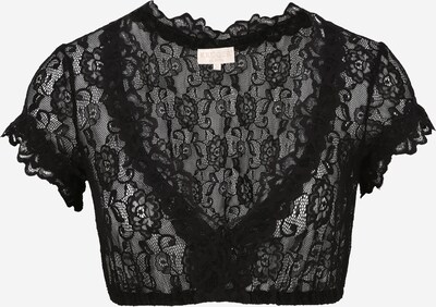 Krüger Madl Blusa tradicional en negro, Vista del producto
