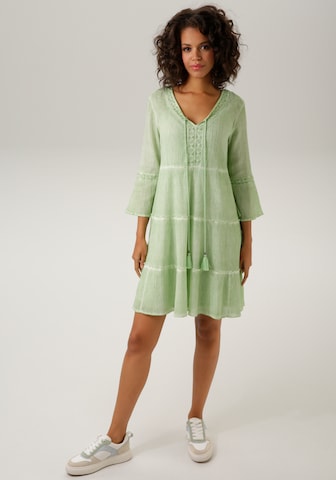 Aniston CASUAL Dress in Green
