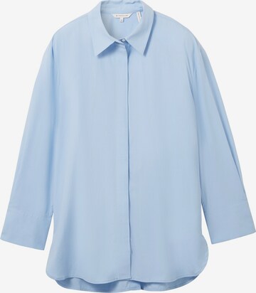 TOM TAILOR Blouse in Blue: front