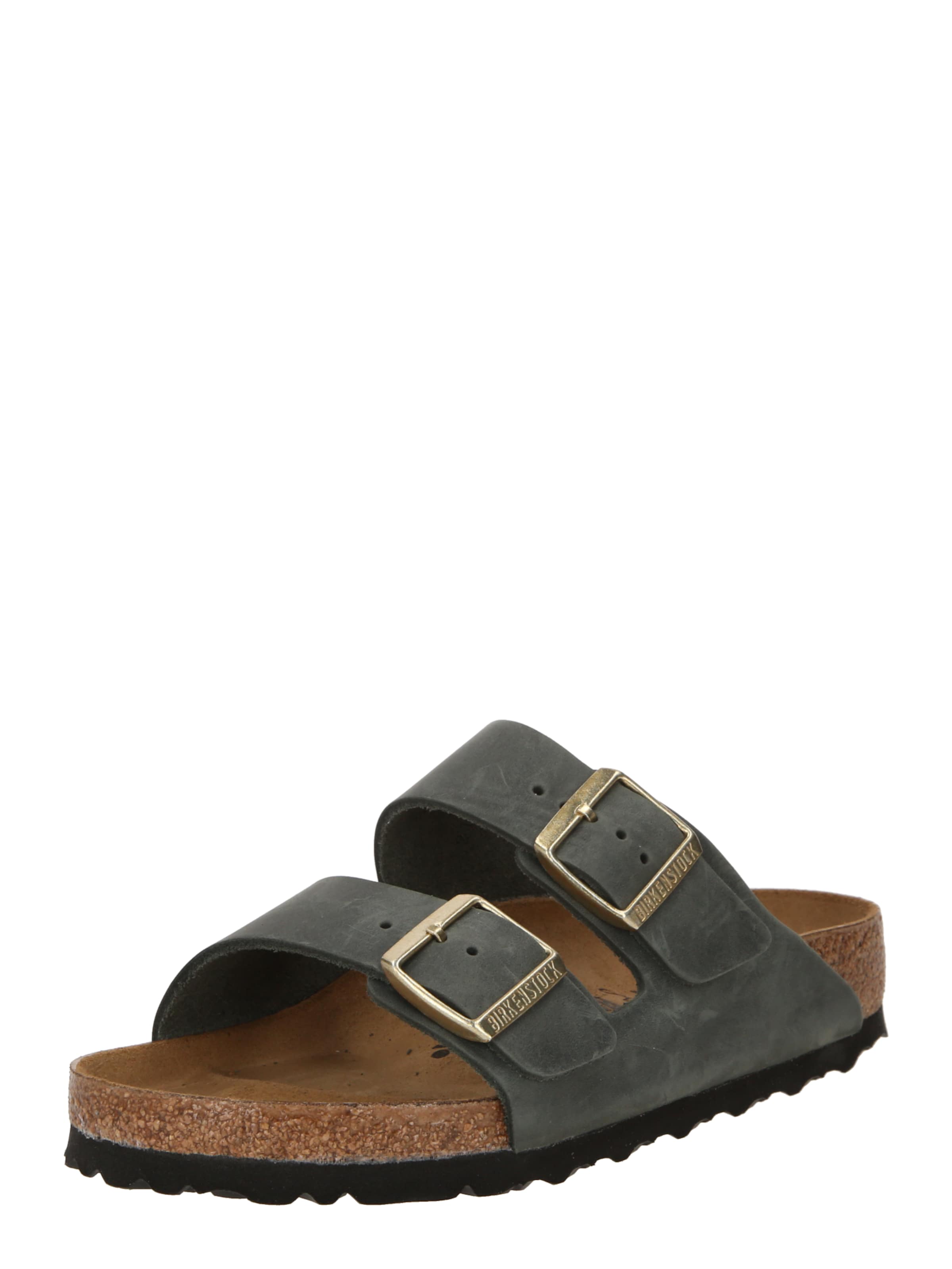 BIRKENSTOCK Mule 'Arizona LEOI' in Green: front