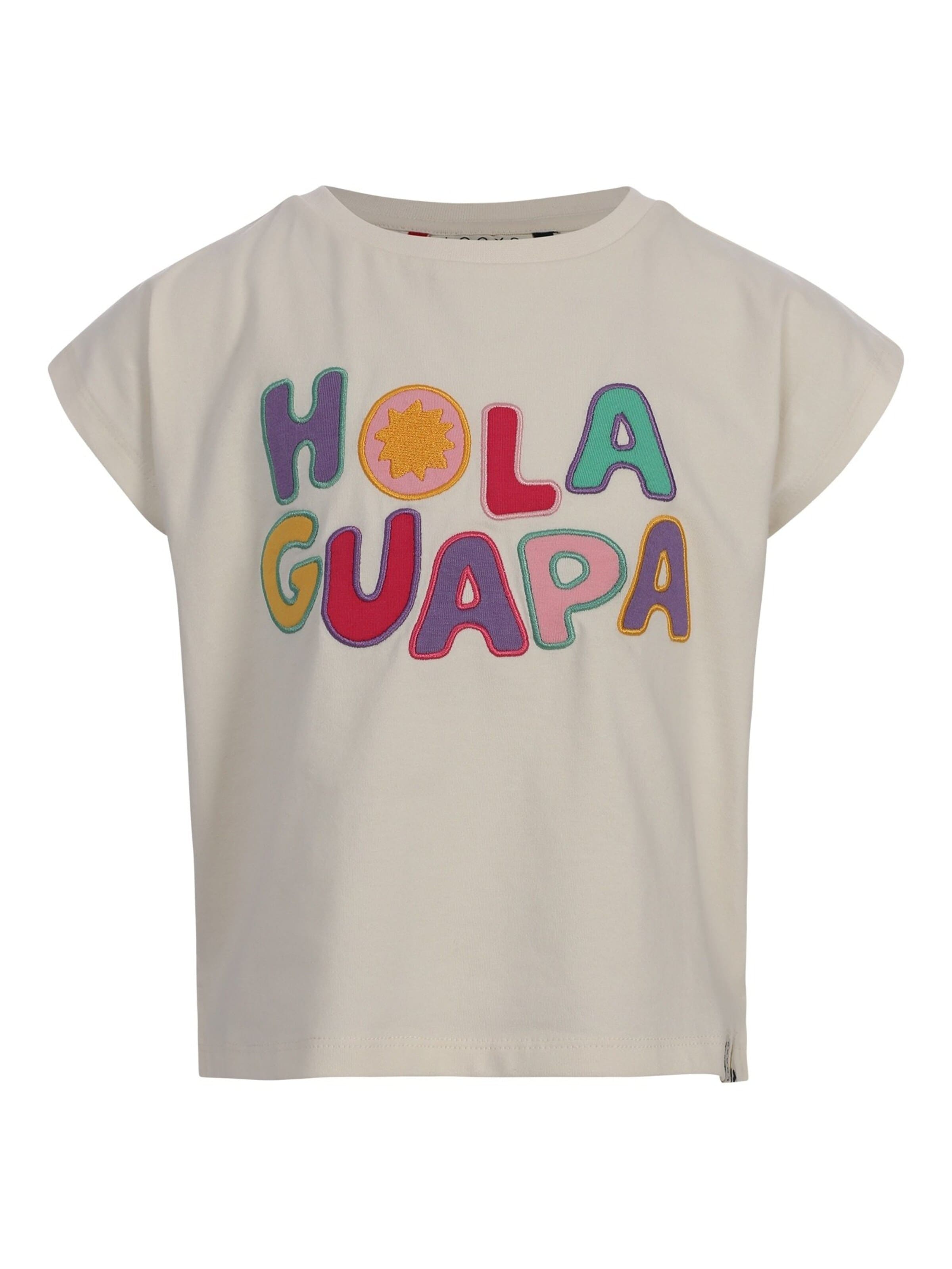 T-Shirt Looxs Revolution en blanc : devant