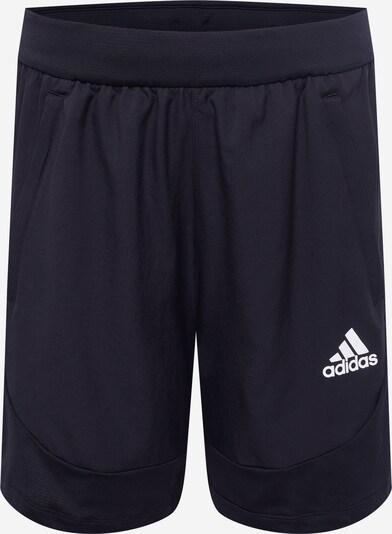 ADIDAS PERFORMANCE Športové nohavice - čierna / biela, Produkt