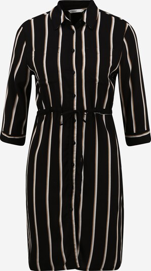 Only (Petite) Jurk 'Tamari' in de kleur Bruin / Zwart / Wit, Productweergave