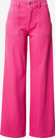Tally Weijl Wide leg Jeans in Pink: front