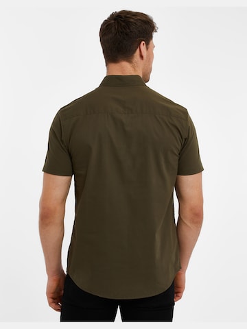 Threadbare Regular fit Overhemd 'Furore' in Groen
