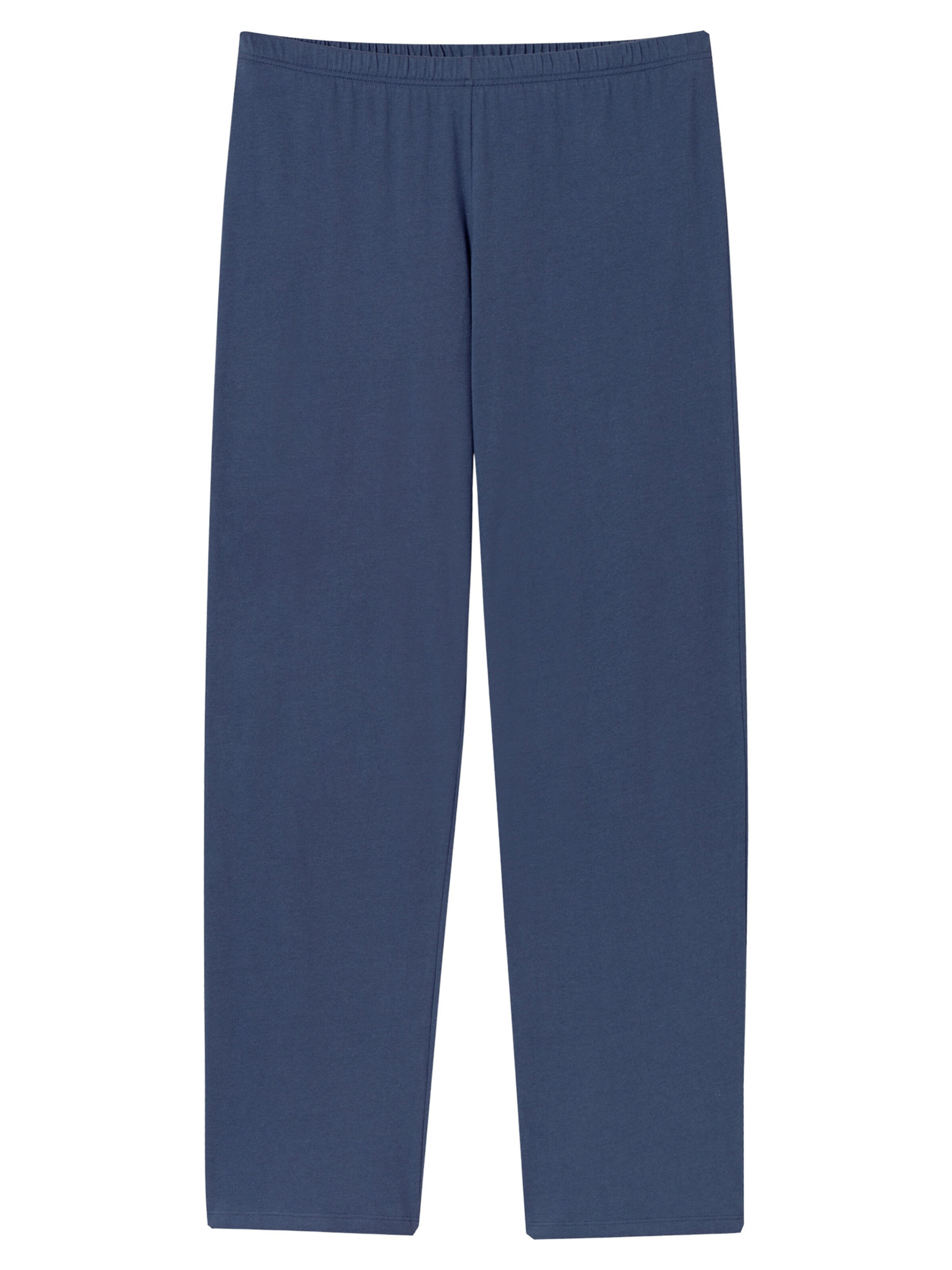 SCHIESSER Pyjama 'Casual Essentials' in Blau