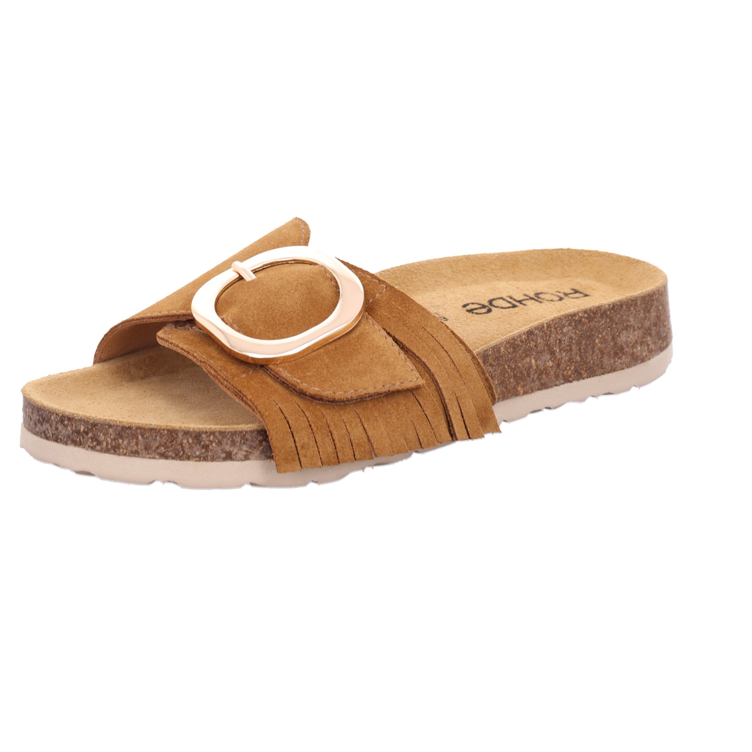 ROHDE Mules in Brown: front