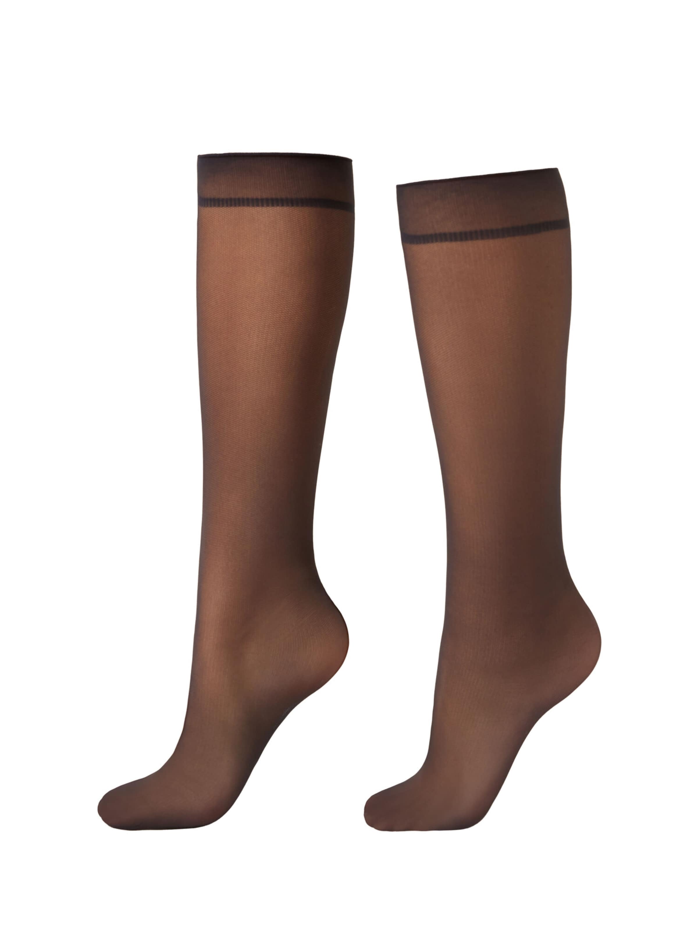 CALZEDONIA Socken 'Sheer' in Schwarz: Vorderseite