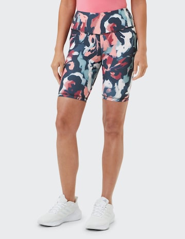 VENICE BEACH Skinny Workout Pants in Blue: front