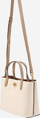 COACH - Bolso de mano en beige: frente