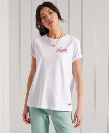 T-shirt Superdry en blanc