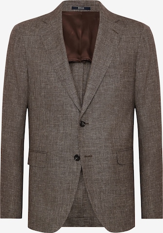 Coupe regular Veste de costume Boggi Milano en marron : devant