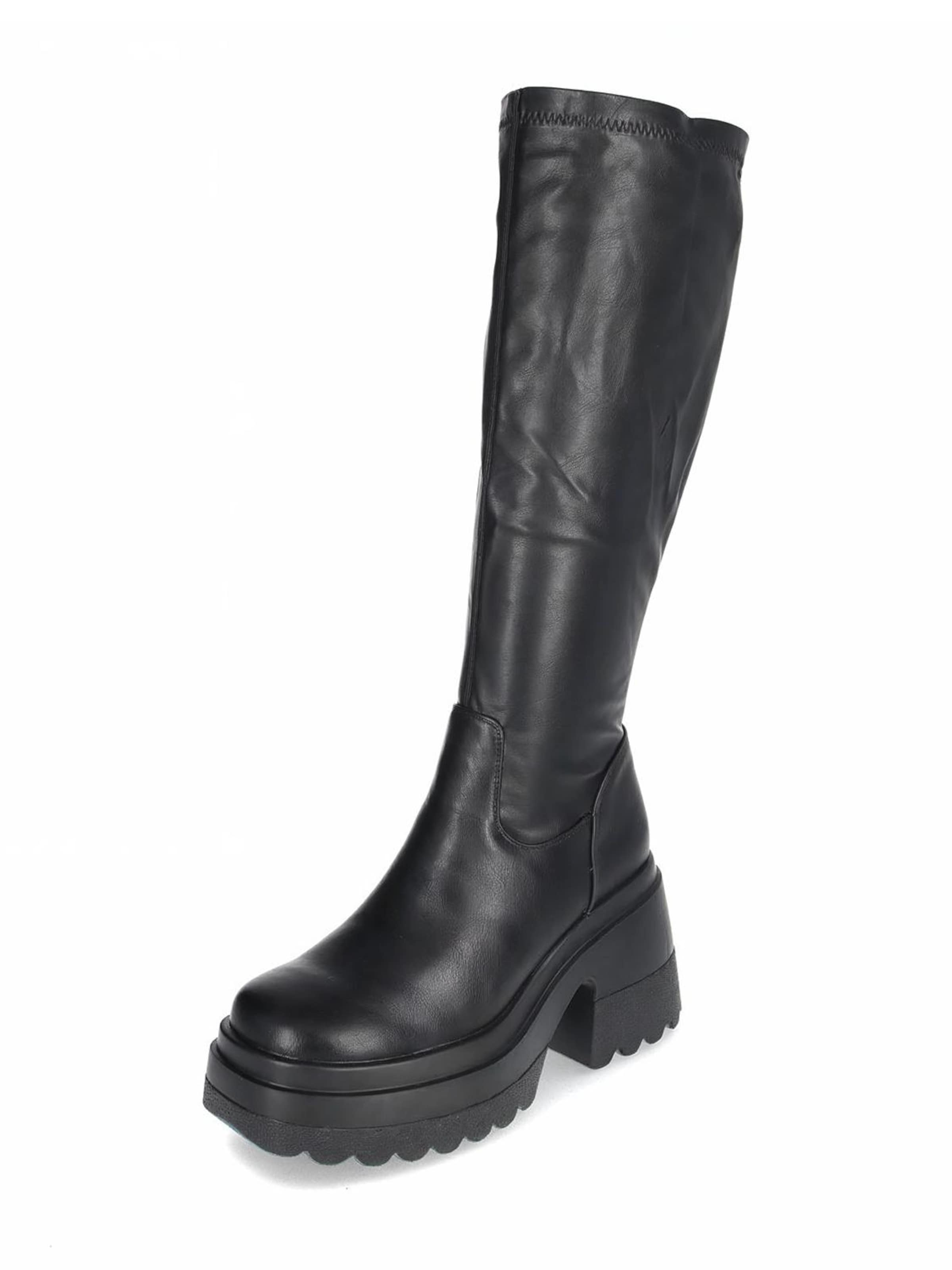 FOXXY Boots in Black: front