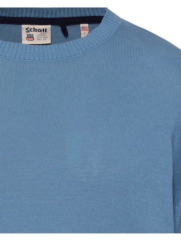 Pull-over Schott NYC en bleu