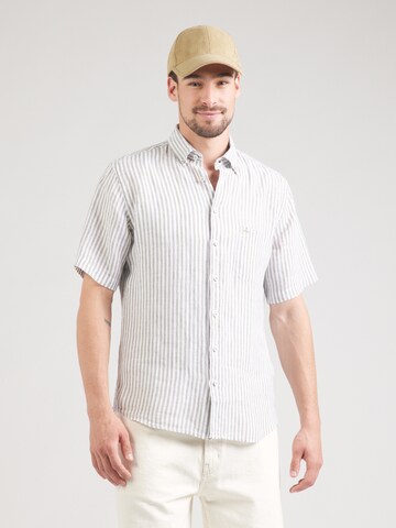 FYNCH-HATTON - Ajuste regular Camisa 'Classic' en verde: frente