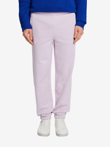 Loosefit Pantalon ESPRIT en violet : devant
