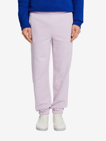 ESPRIT Loose fit Pants in Purple: front