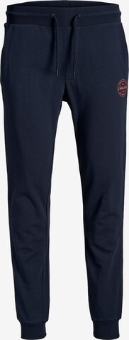 Tapered Pantaloni 'Gordon Shark' di JACK & JONES in blu