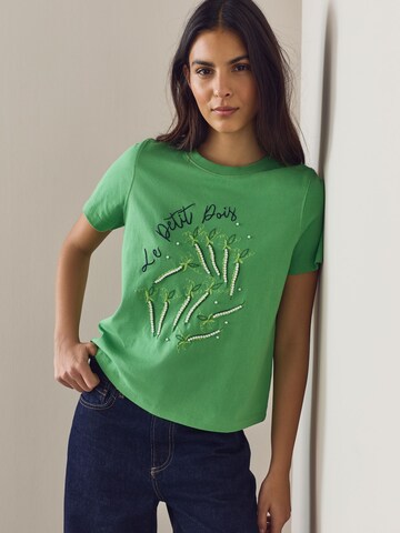 Next Shirt 'Petit Pois' in Groen: voorkant