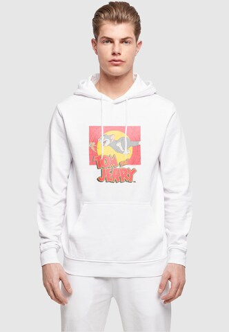 ABSOLUTE CULT Sweatshirt 'Tom And Jerry - Chase Scene' in Weiß: Vorderseite