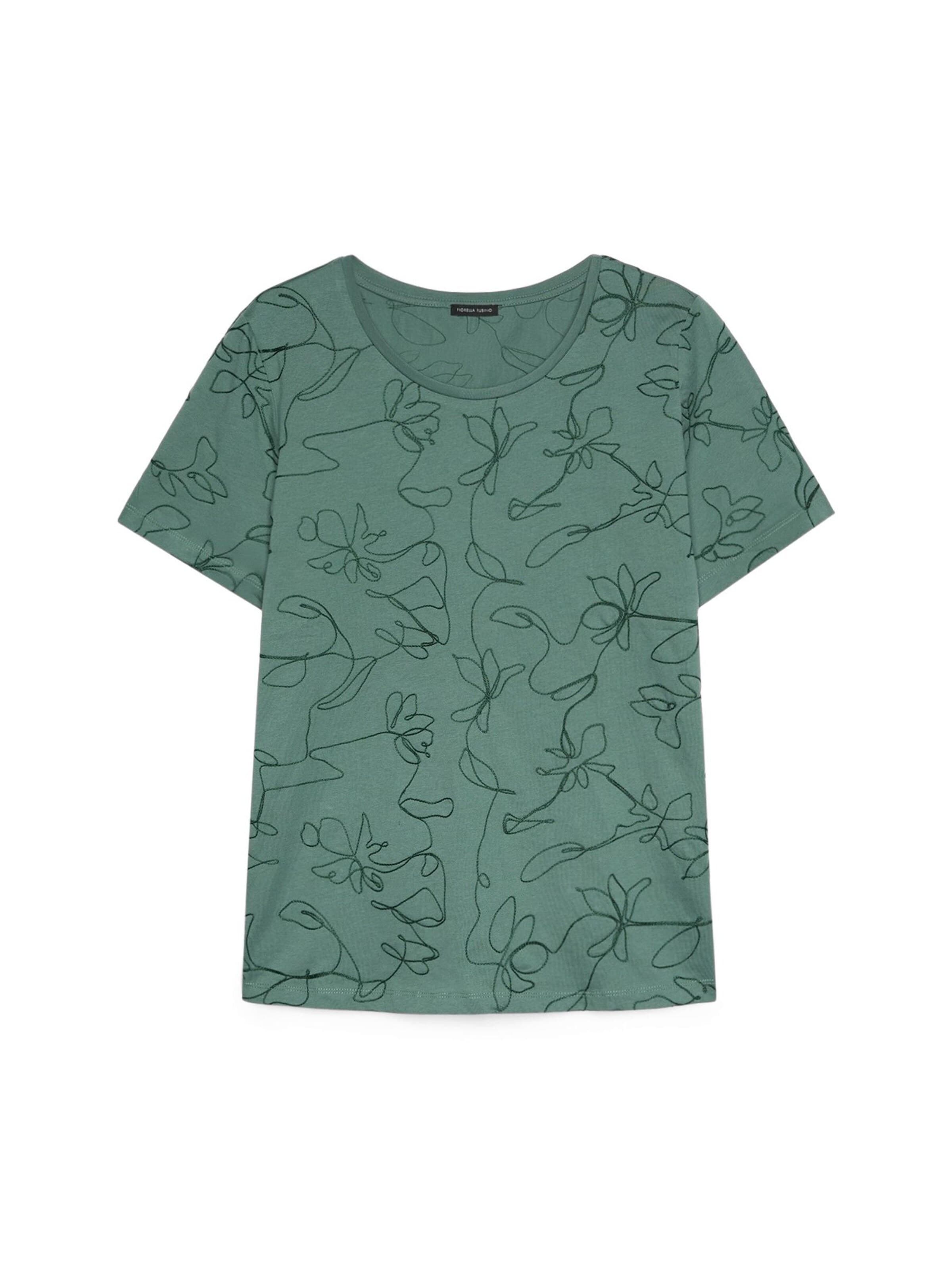 Fiorella Rubino - Camiseta en verde: frente