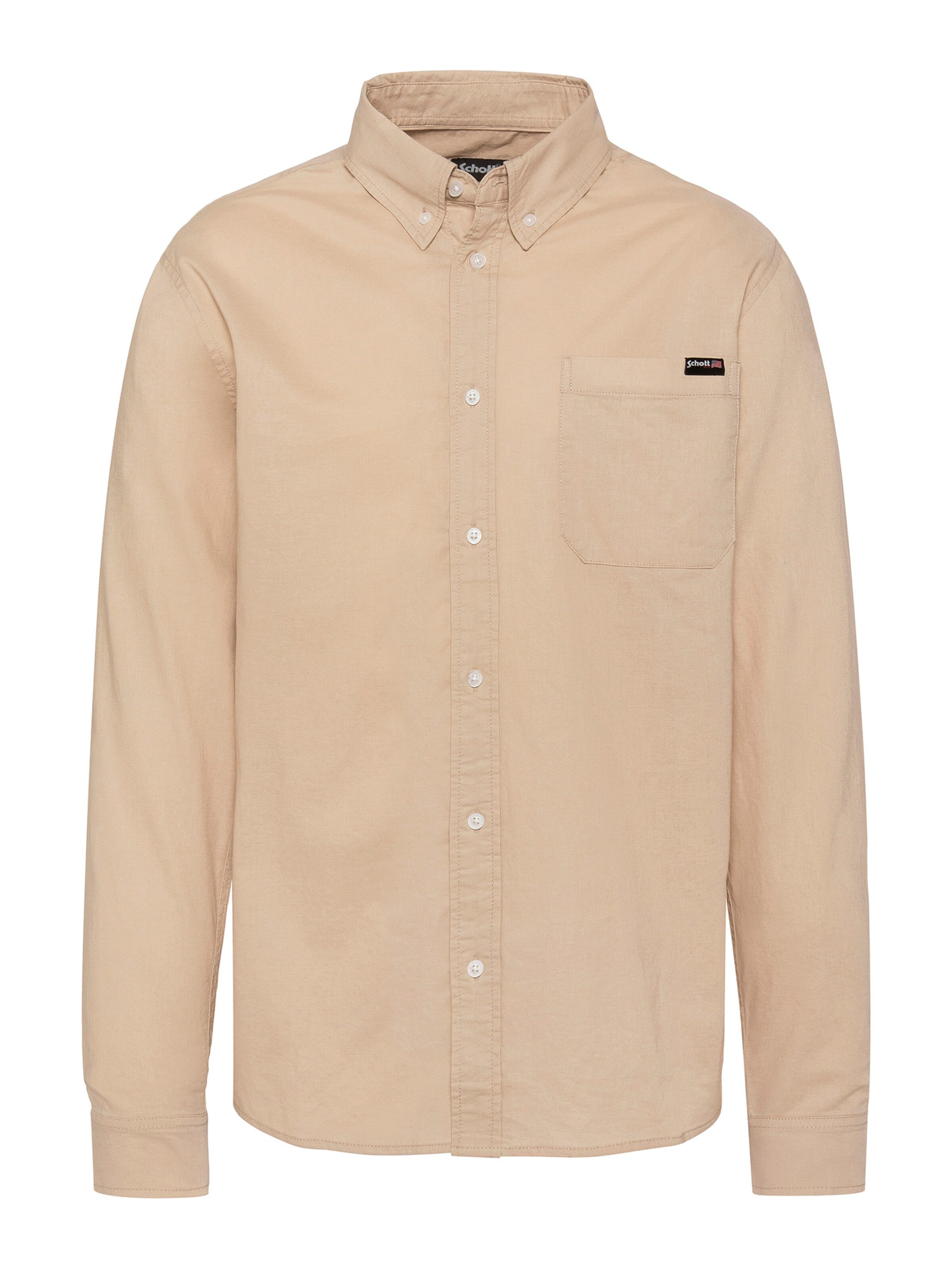 T-Shirt Schott NYC en beige : devant
