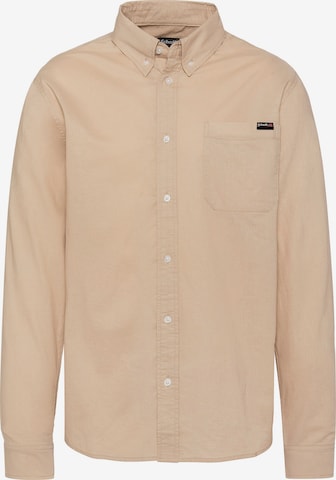 T-Shirt Schott NYC en beige : devant