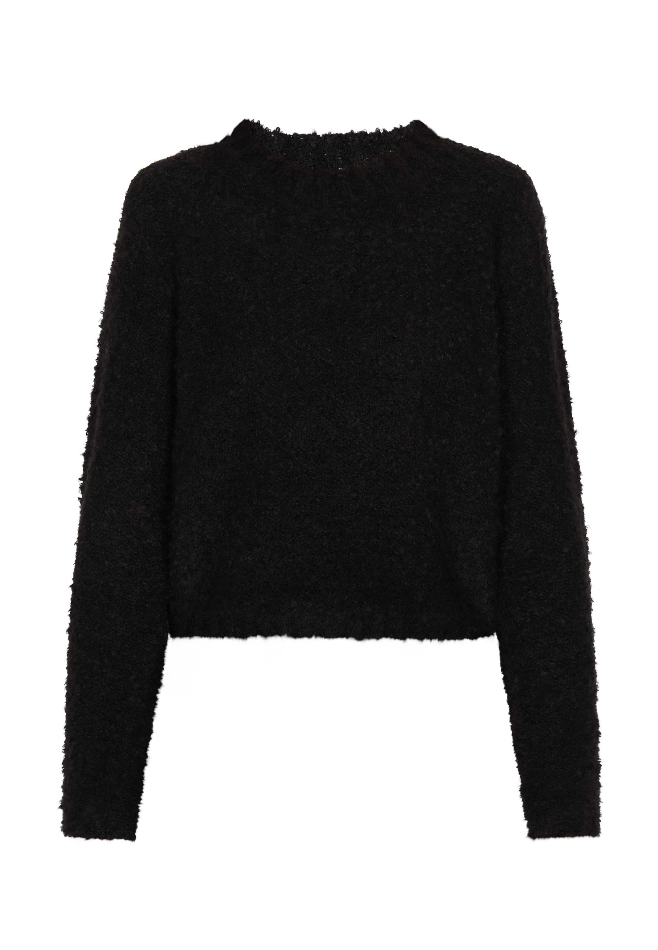 myMo ROCKS Πουλόβερ σε μαύρο: μπροστά