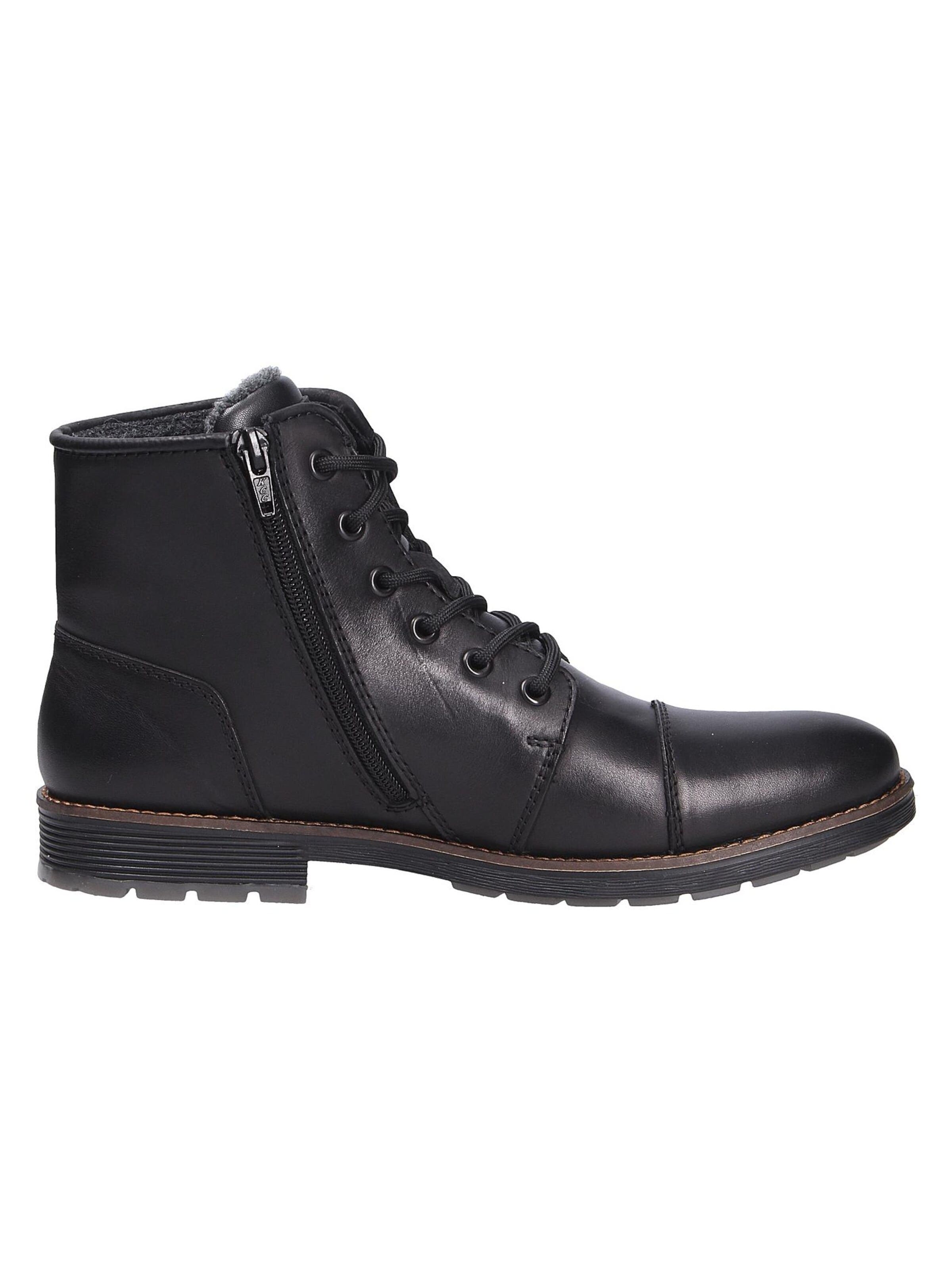 Rieker - Botas com atacadores em preto