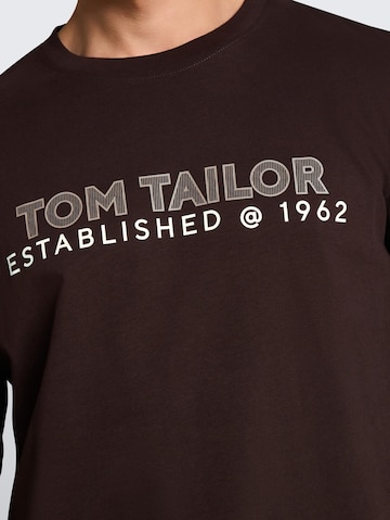 TOM TAILOR Shirt in Brown