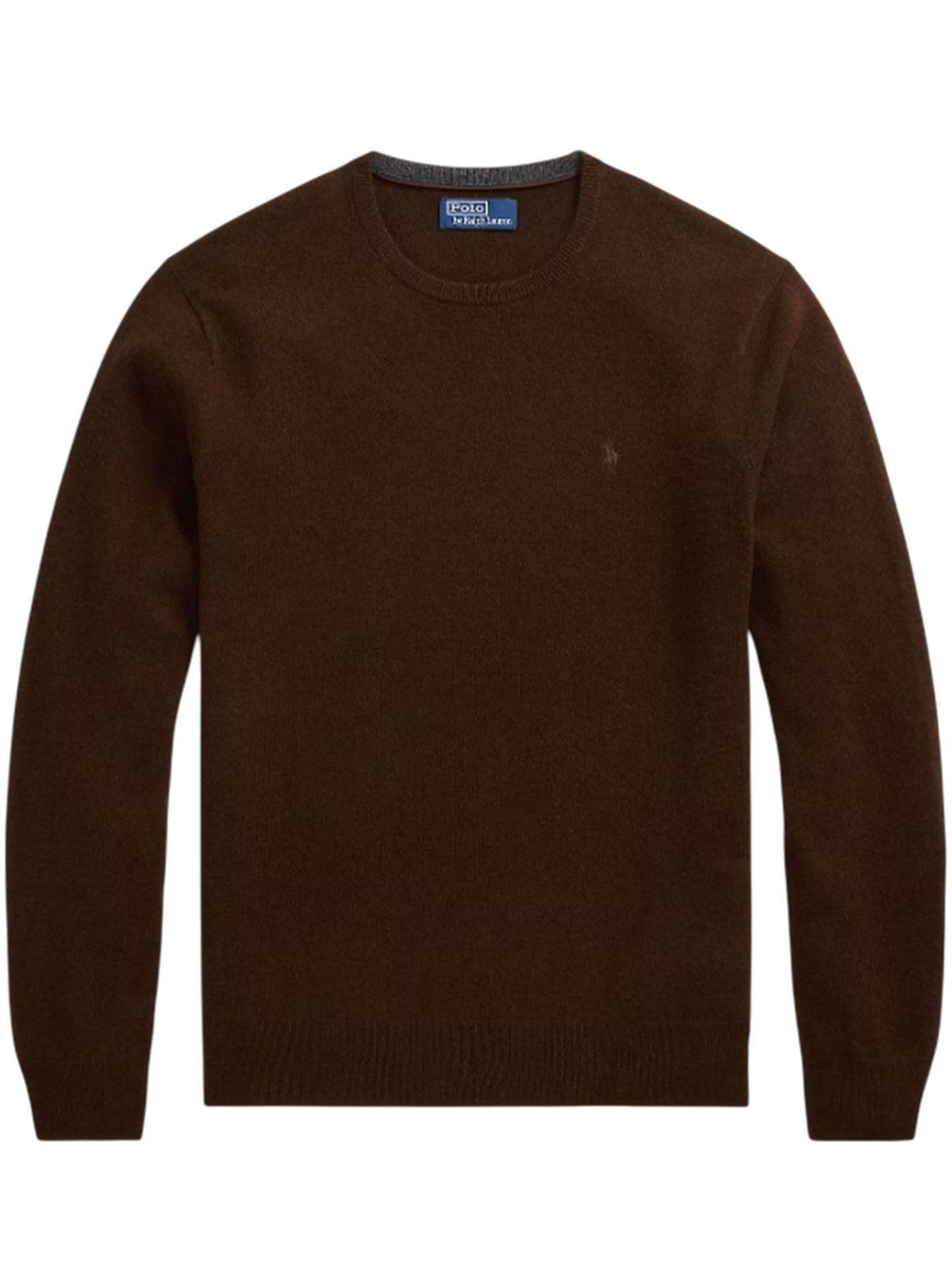 Sweat-shirt Ralph Lauren en marron : devant