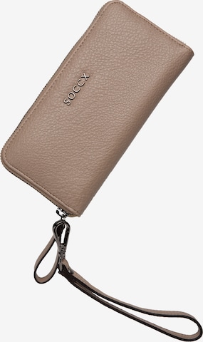 Soccx Wallet in Beige