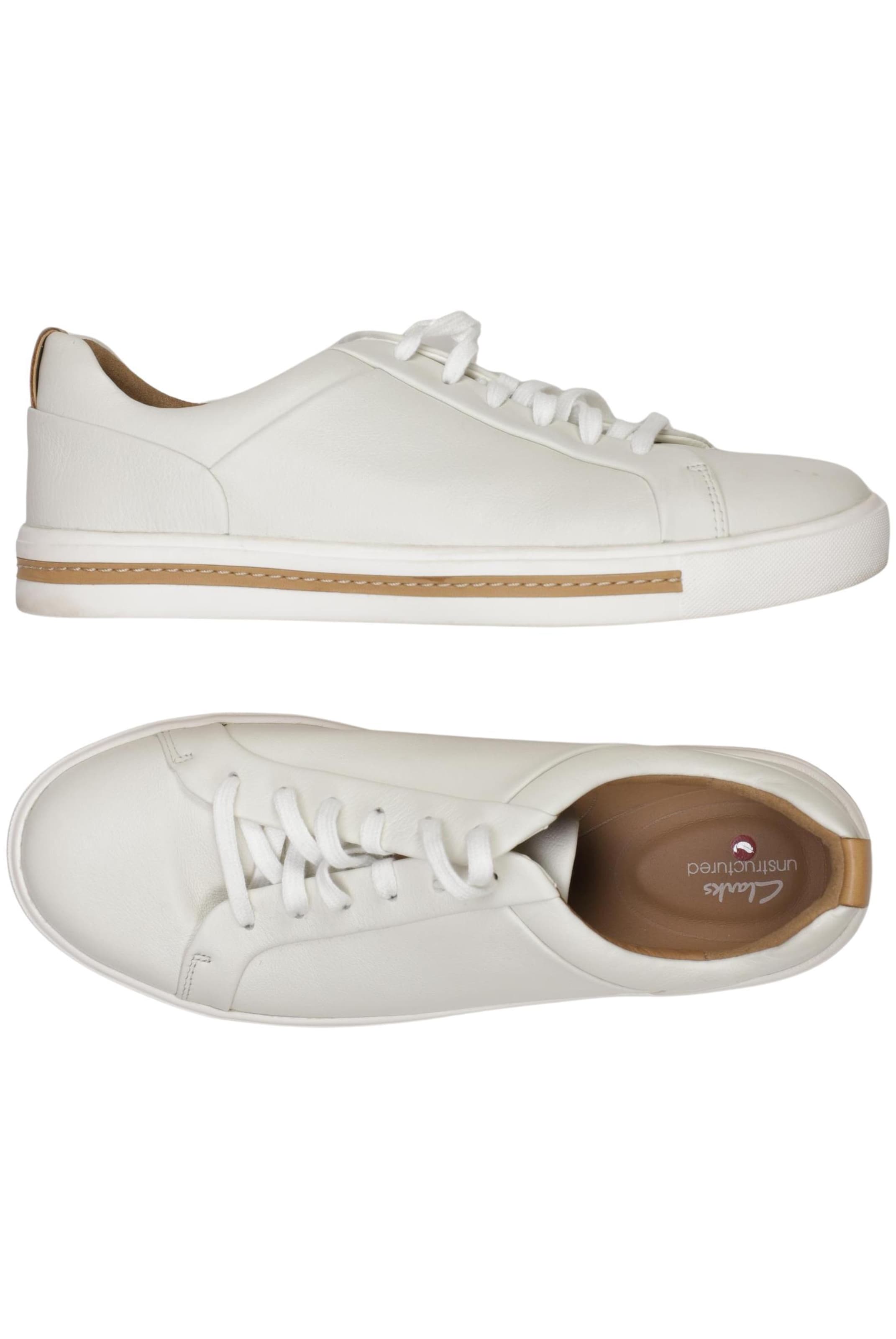 CLARKS Halbschuh 41 in Weiß: Vorderseite