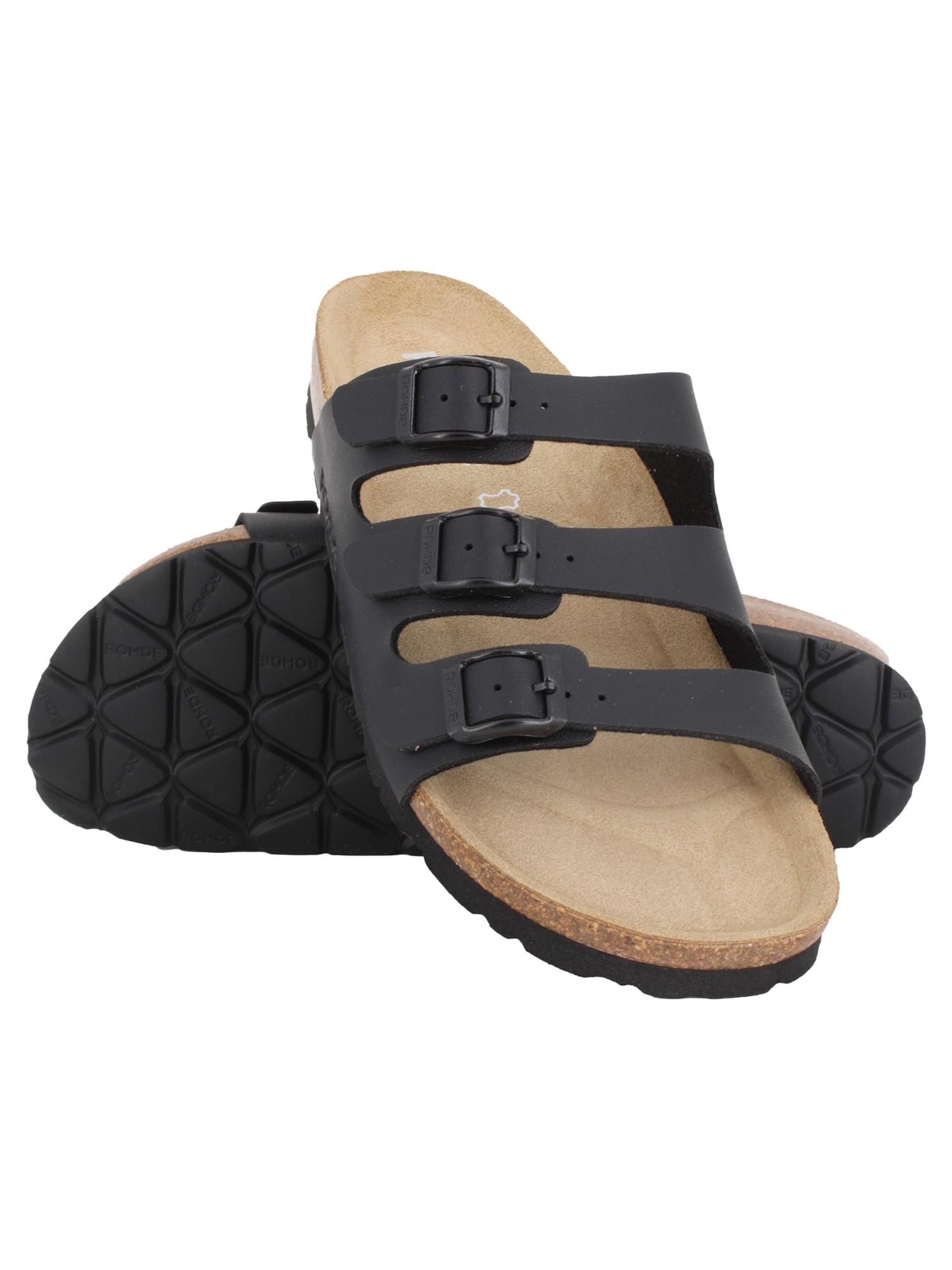 ROHDE Mules 'Alba' in Black