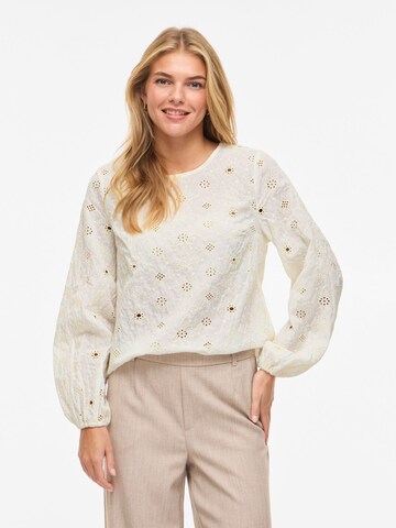 Camicia da donna 'VITina' di VILA in bianco: frontale