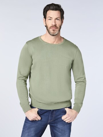 Oklahoma Jeans Sweater in Green: front