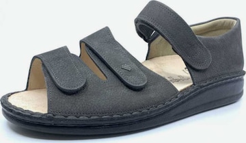 Finn Comfort Sandals in Grey: front