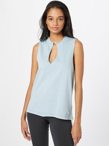 Reebok Sports top in Blue: front