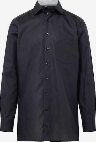 Camicia business di OLYMP in nero: frontale