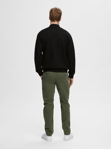 SELECTED HOMME Sweatjacka 'MACK' i svart