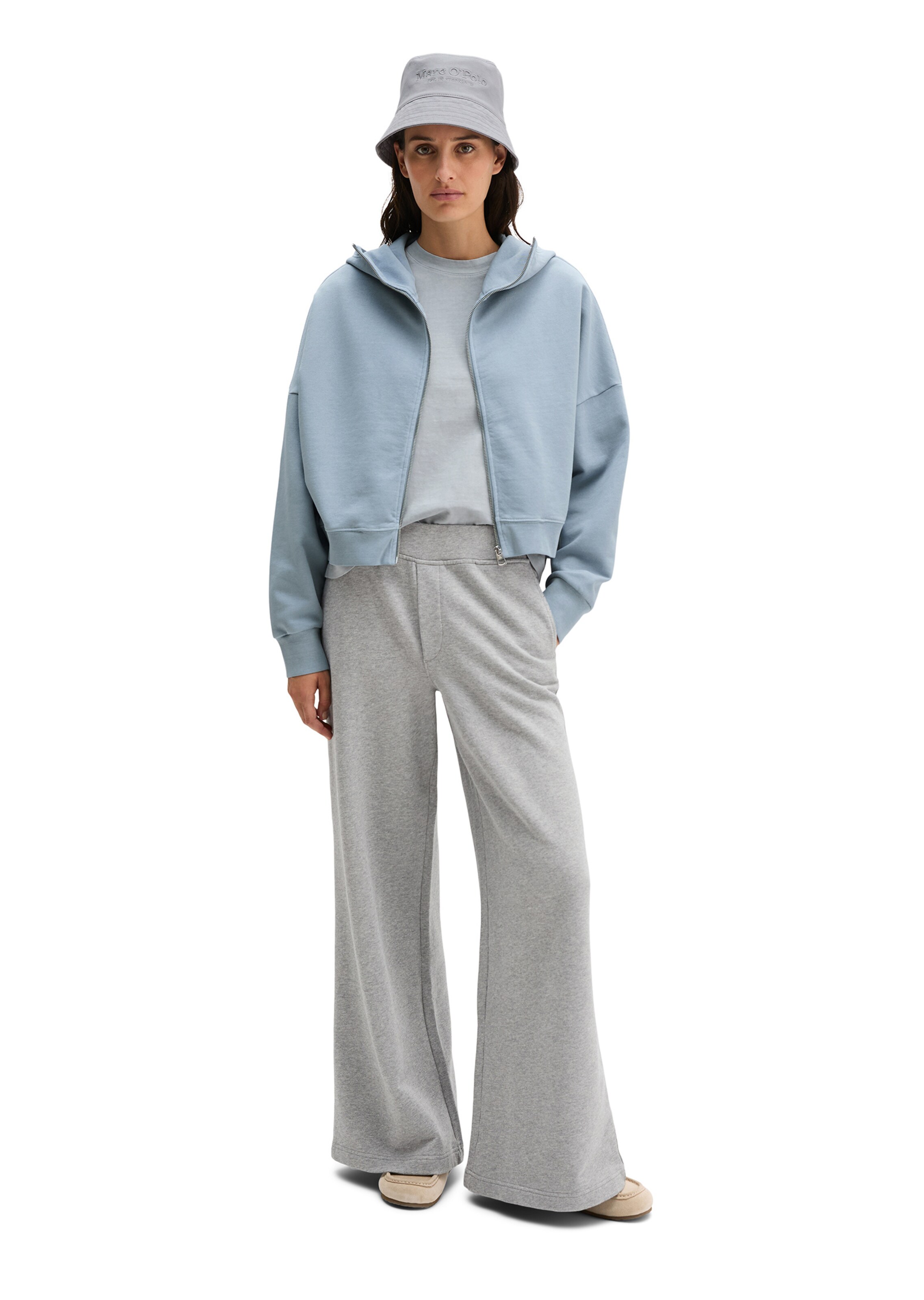 Marc O'Polo Sweatjacke in Grau