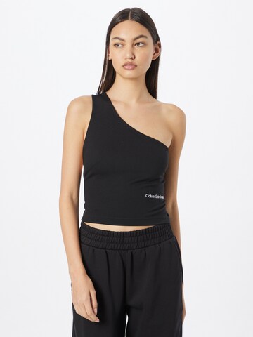 Calvin Klein Jeans - Top em preto: frente