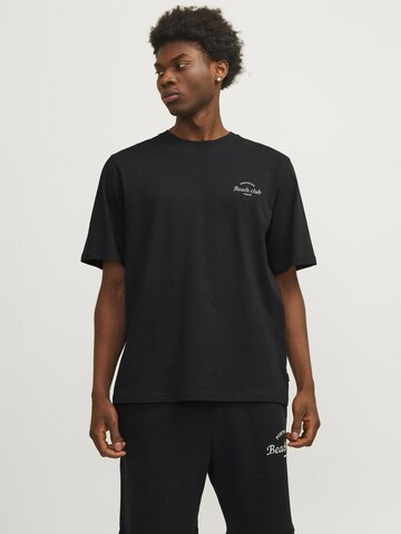 JACK & JONES T-Shirt 'Ocean Club' in Schwarz