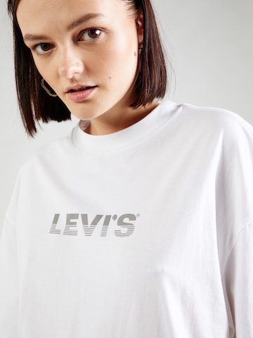 LEVI'S ® Тениска 'Graphic Short Stack Tee' в бяло
