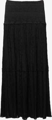 Gonna di Pull&Bear in nero: frontale