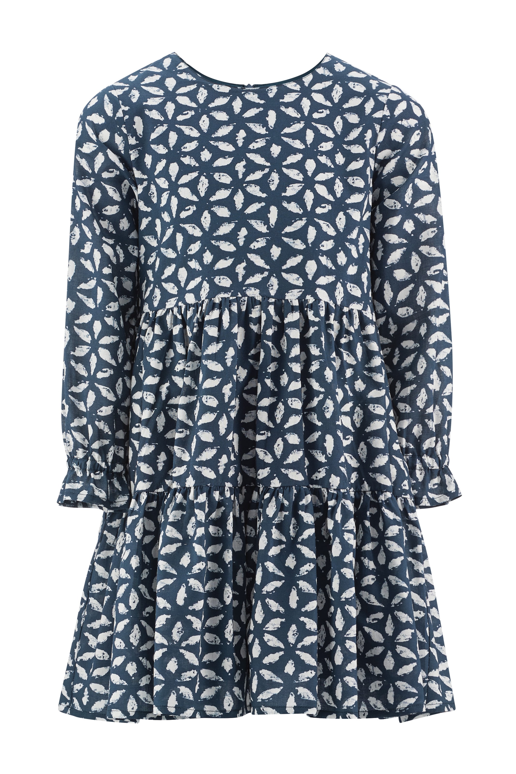 happy girls Kleid in Blau: Vorderseite