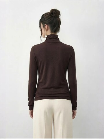 Camicia da donna di Bianco Lucci in marrone